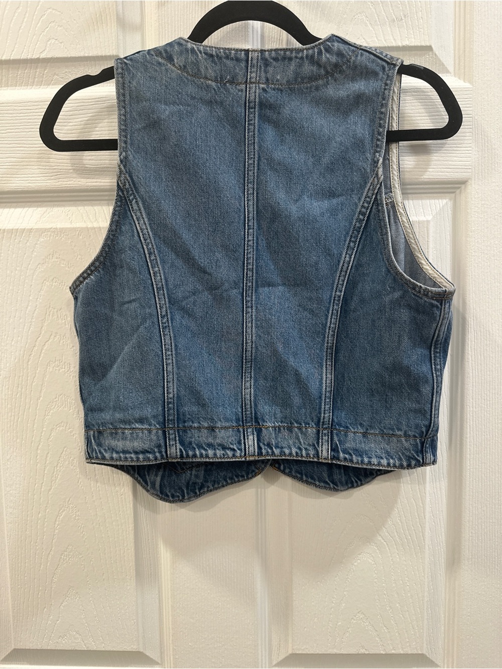Ariat real denim Ayla Denim Vest size M VGUC - Picture 2 of 6